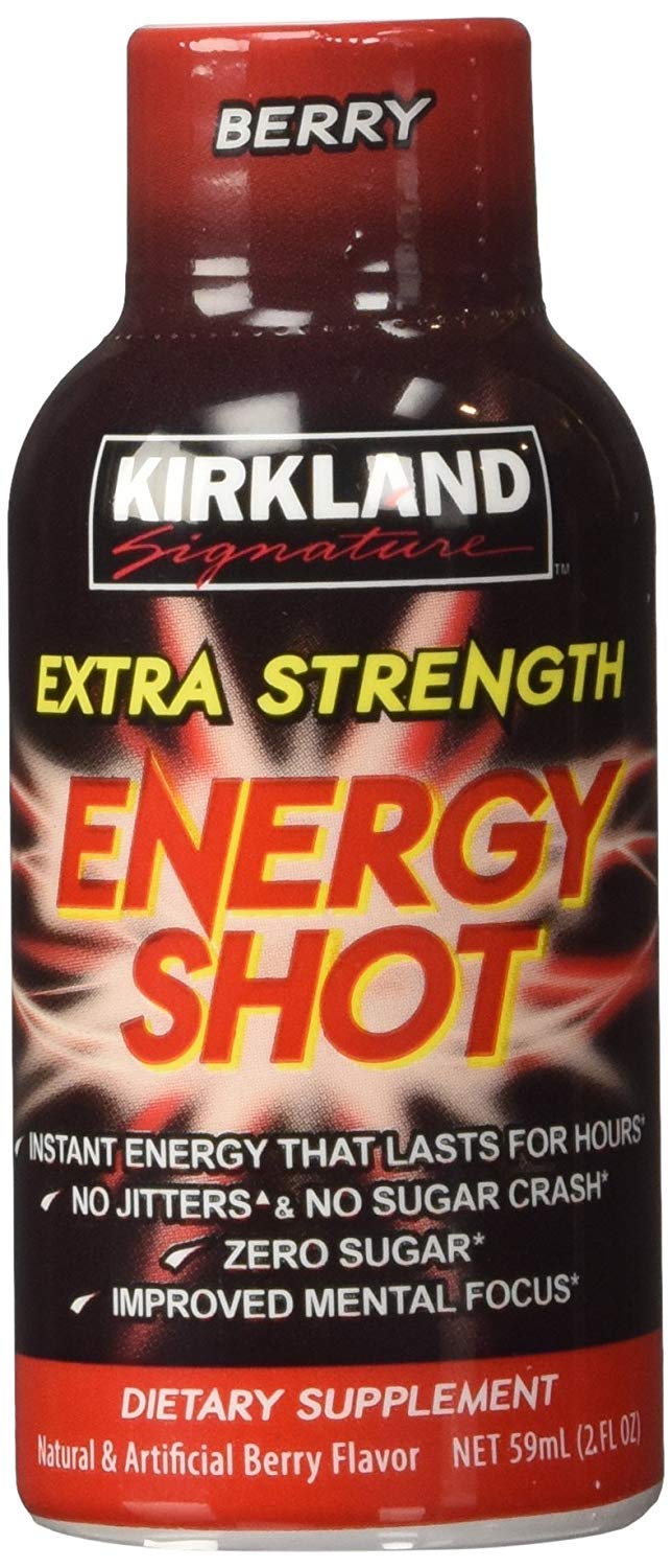 Kirkland Signature Extra Strength Energy Shot - 96 Bottles - image 2
