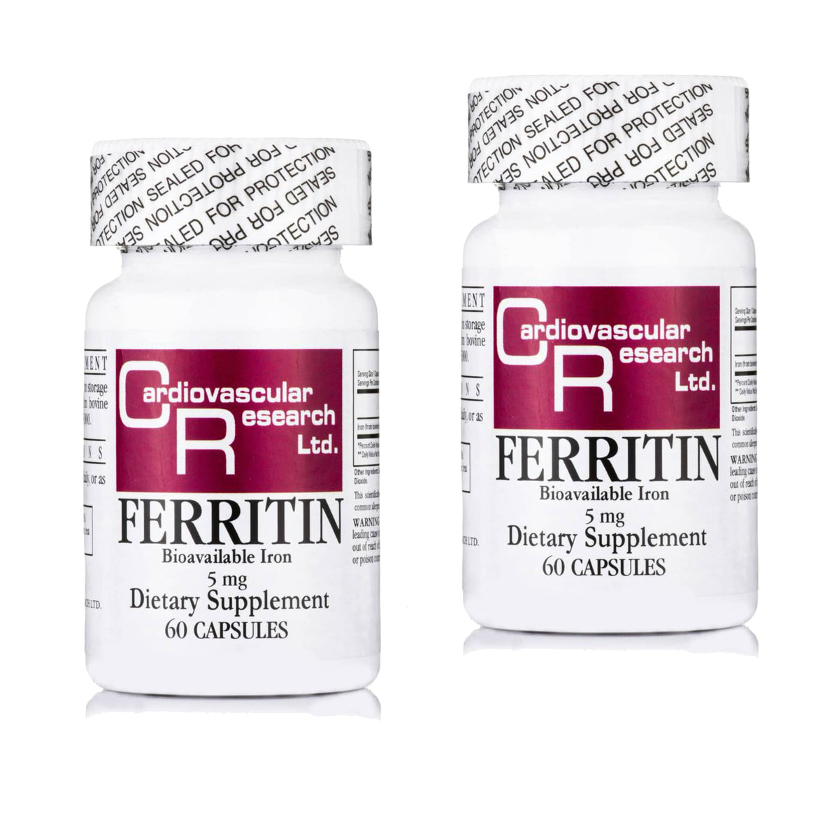 Cardiovascular Research Ferritin Iron Supplement 5 mg - 120 Capsules