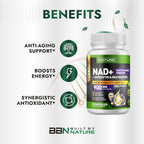 Built by Nature NAD Supplement with Nicotinamide Riboside - 90 Capsules - image 2