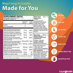 LIQUIDHEALTH 32 Oz B Complex Liquid Super Mega Energy Active B
