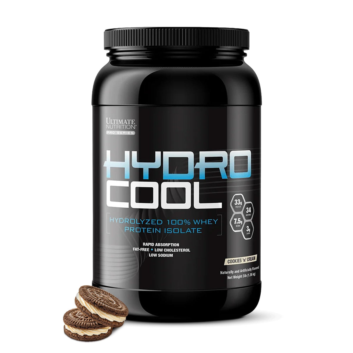 Ultimate Nutrition HydroCool Hydrolyzed Whey Protein Isolate Powder