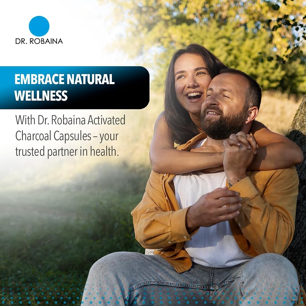 Dr. Robaina Activated Charcoal Capsules 1200 mg
