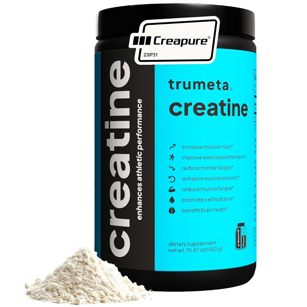 TRUMETA Pure Creapure Creatine Monohydrate Powder - 15.87 oz
