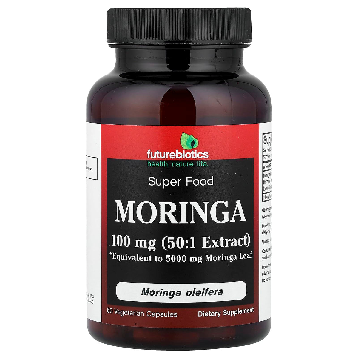 Futurebiotics Moringa 5000mg - 60 Vegetarian Capsules