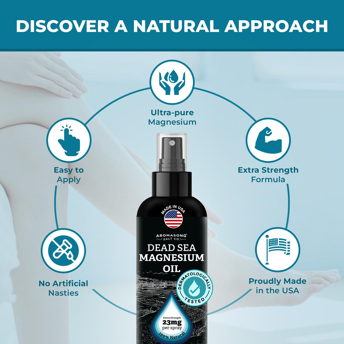 Aromasong Extra Strength Ultra-Pure Magnesium Spray