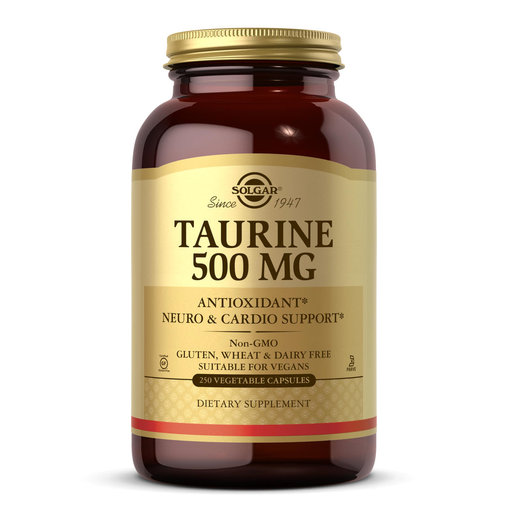 Solgar Taurine 500 mg - 250 Vegetable Capsules