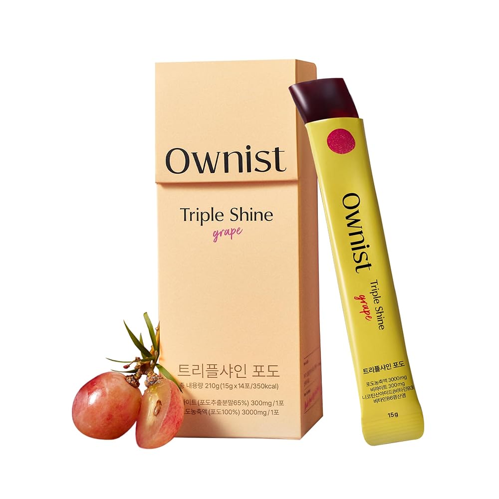 Ownist Triple Shine Grape Jelly Skin Brightening - 14 Stick Packs