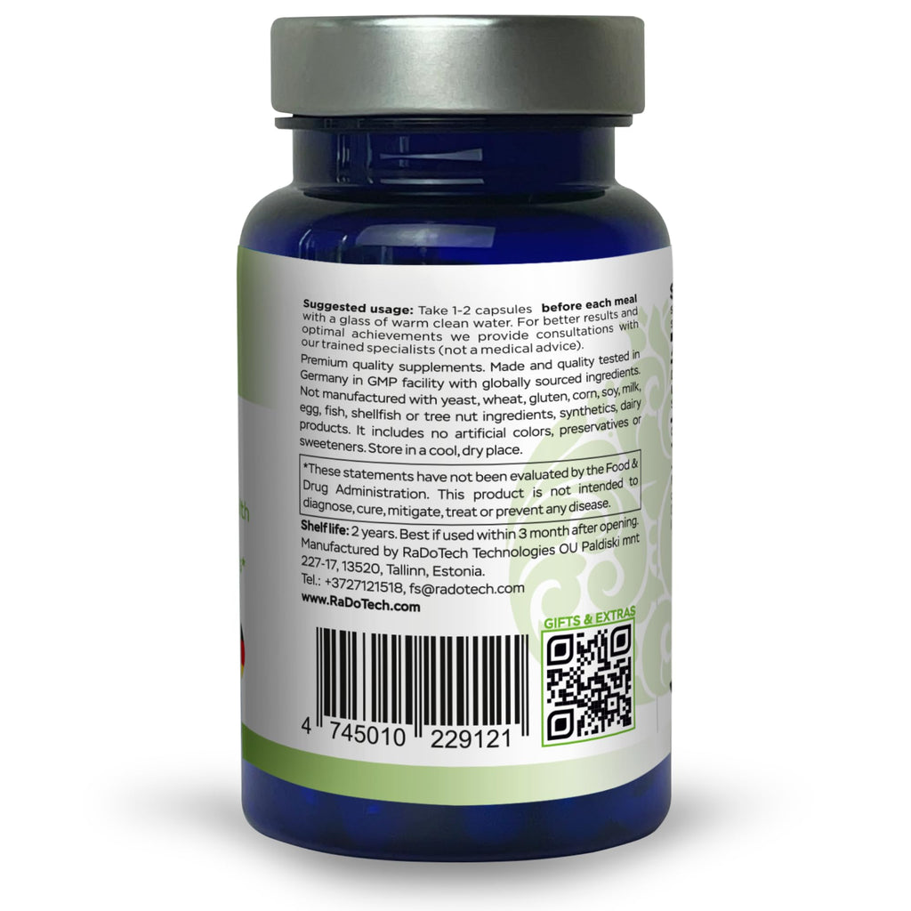 RaDoTech Wild Yam Root Menopause Support - 60 Vegetarian Capsules - image 2
