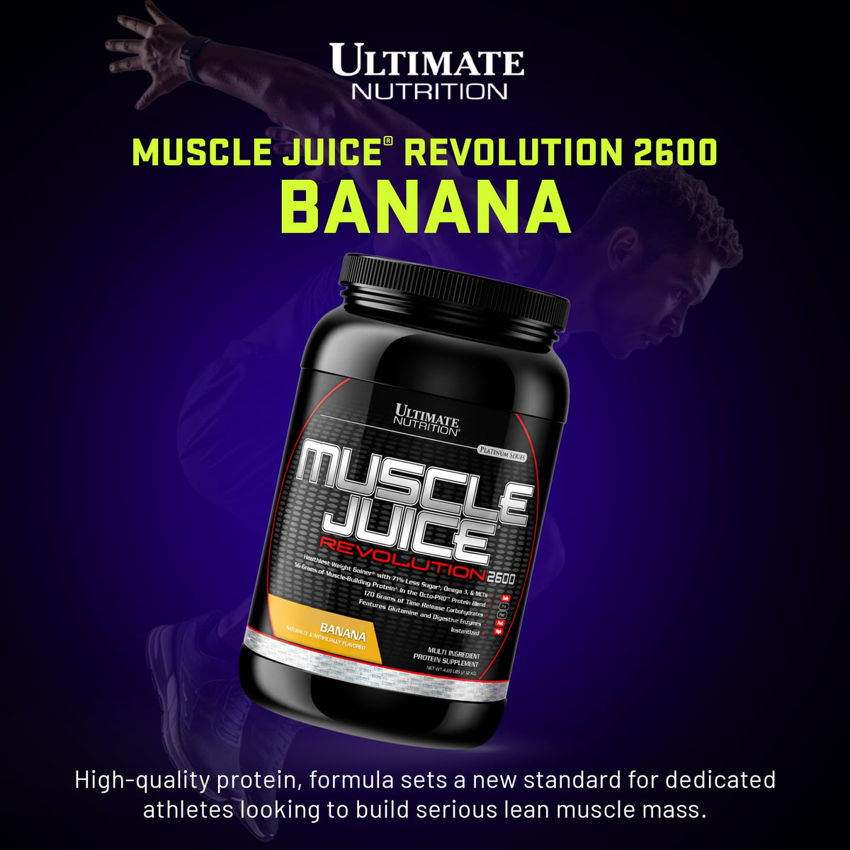Ultimate Nutrition Muscle Juice Revolution 2600 Banana - 4.69 lb - image 2
