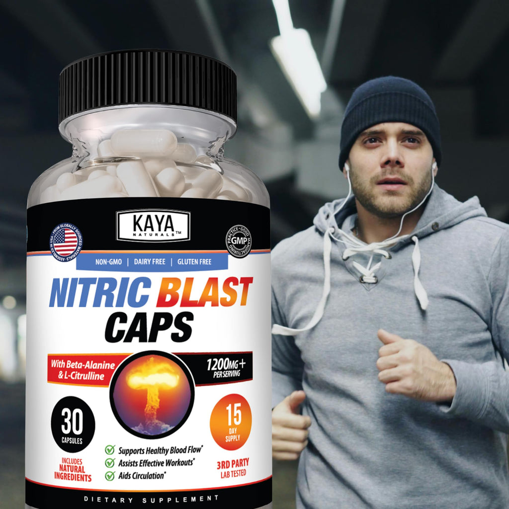 Kaya Naturals - Nitric Blast Potent All-Natural Herbal Supplement