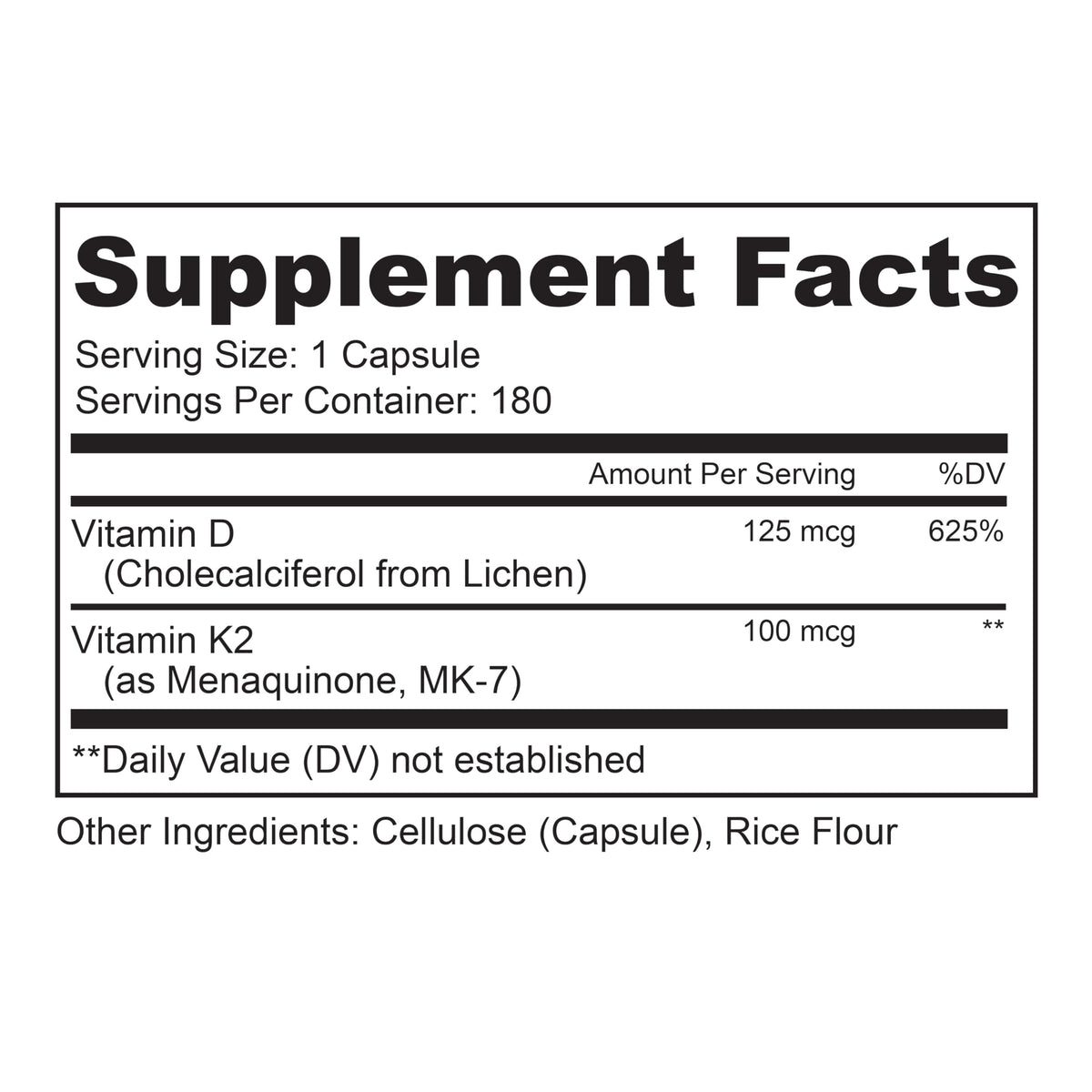 LIVELY VITAMIN CO. Solar Power Vitamin D3 - Patented Vitamin K - MK7