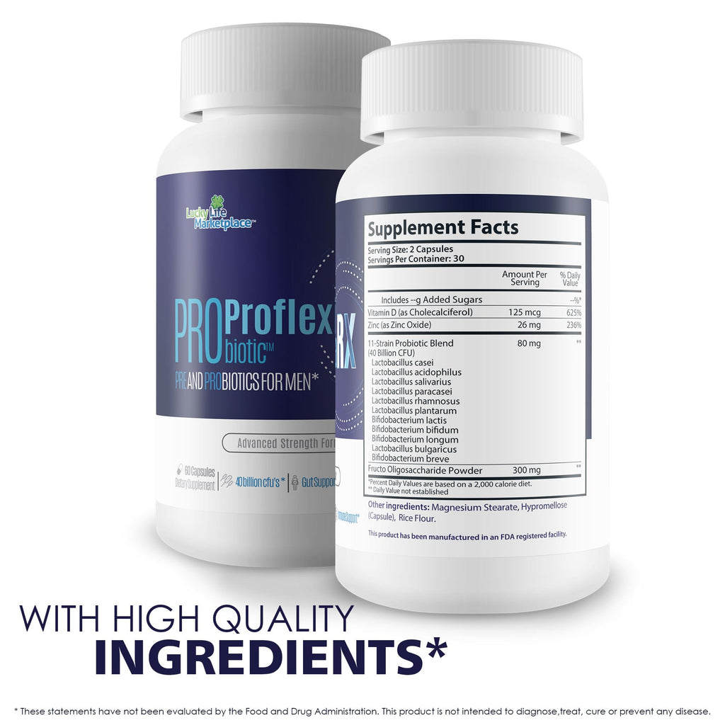 Generic Probiotic Proflexia Rx Male Formula - 40 Billion CFU - 1 Count - image 6