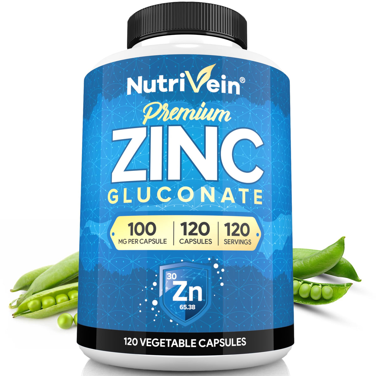 Nutrivein Premium Zinc - High-Absorption Zinc Supplements