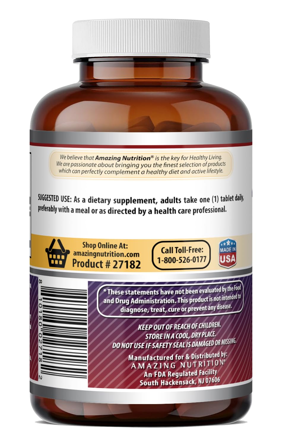 Amazing Formulas Inositol 1000mg Supplement