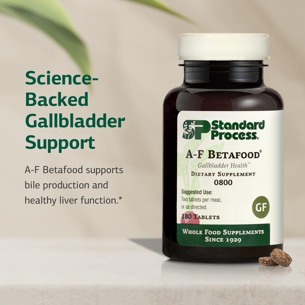 Standard Process A-F Betafood Gallbladder Supplement - 180 Tablets - image 3