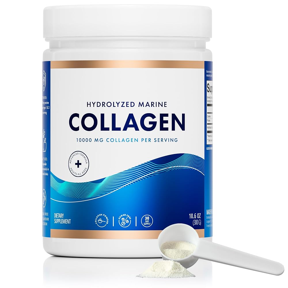 Swedish Nutra Marine Collagen 10,000 mg Powder - 300 g