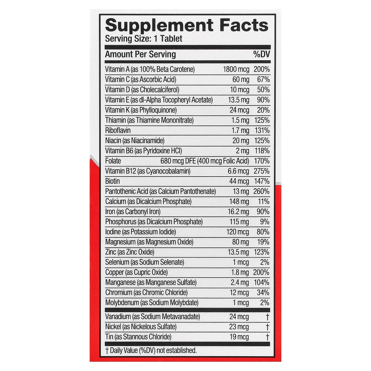 Geritol Multivitamin Nutrition Support - 120 Tablets (Pack of 3) - image 2