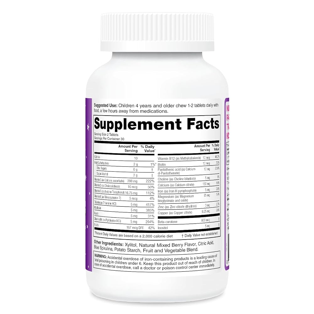 KidStar Nutrients StarMulti Chewable Multivitamin - 60 Tablets - image 2