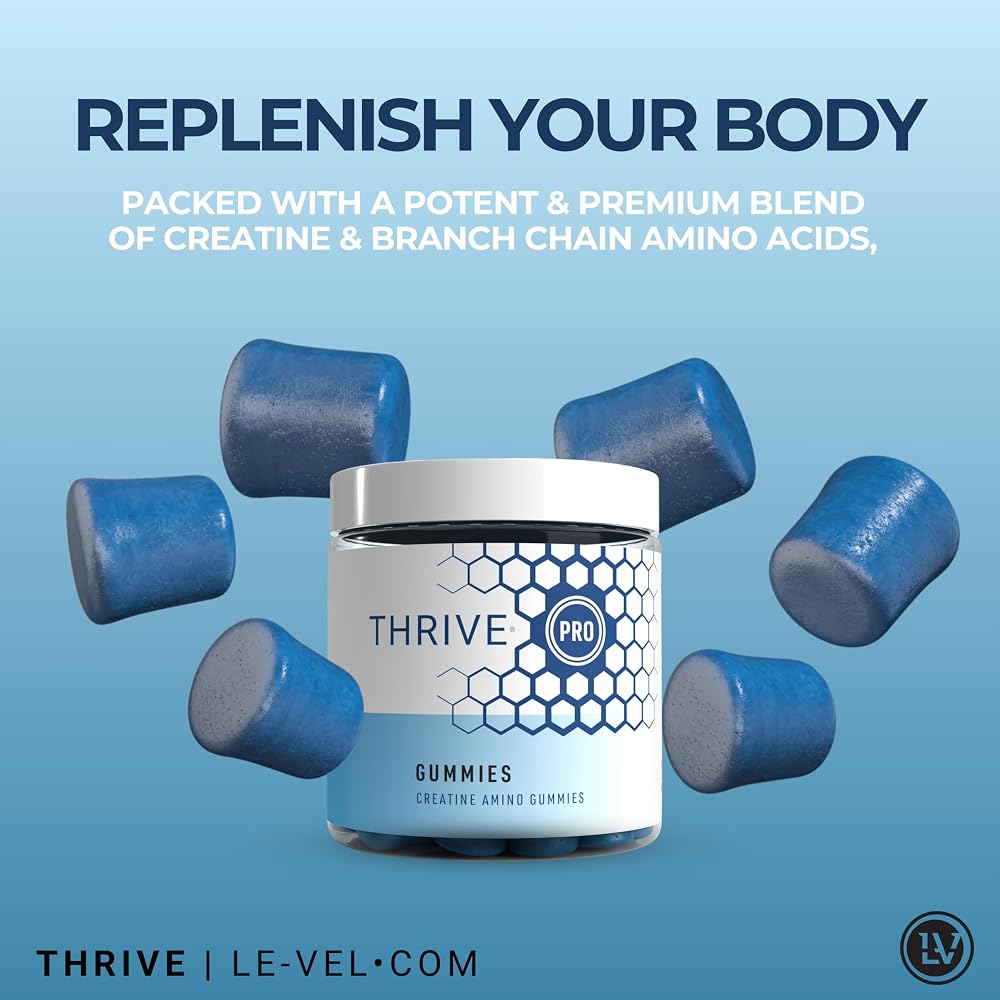 Le-Vel Thrive PRO Creatine Gummies for Muscle Recovery - 60 Count - image 3