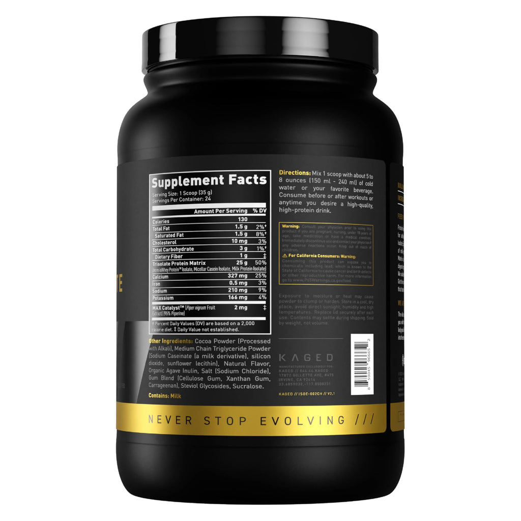 Kaged Whey Elite Protein Isolate Powder