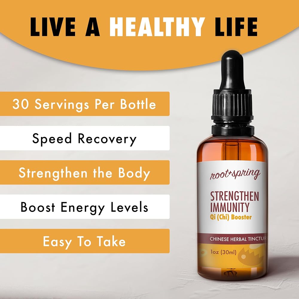 root + spring Strengthen Immunity - Qi (Chi) Booster - Herbal