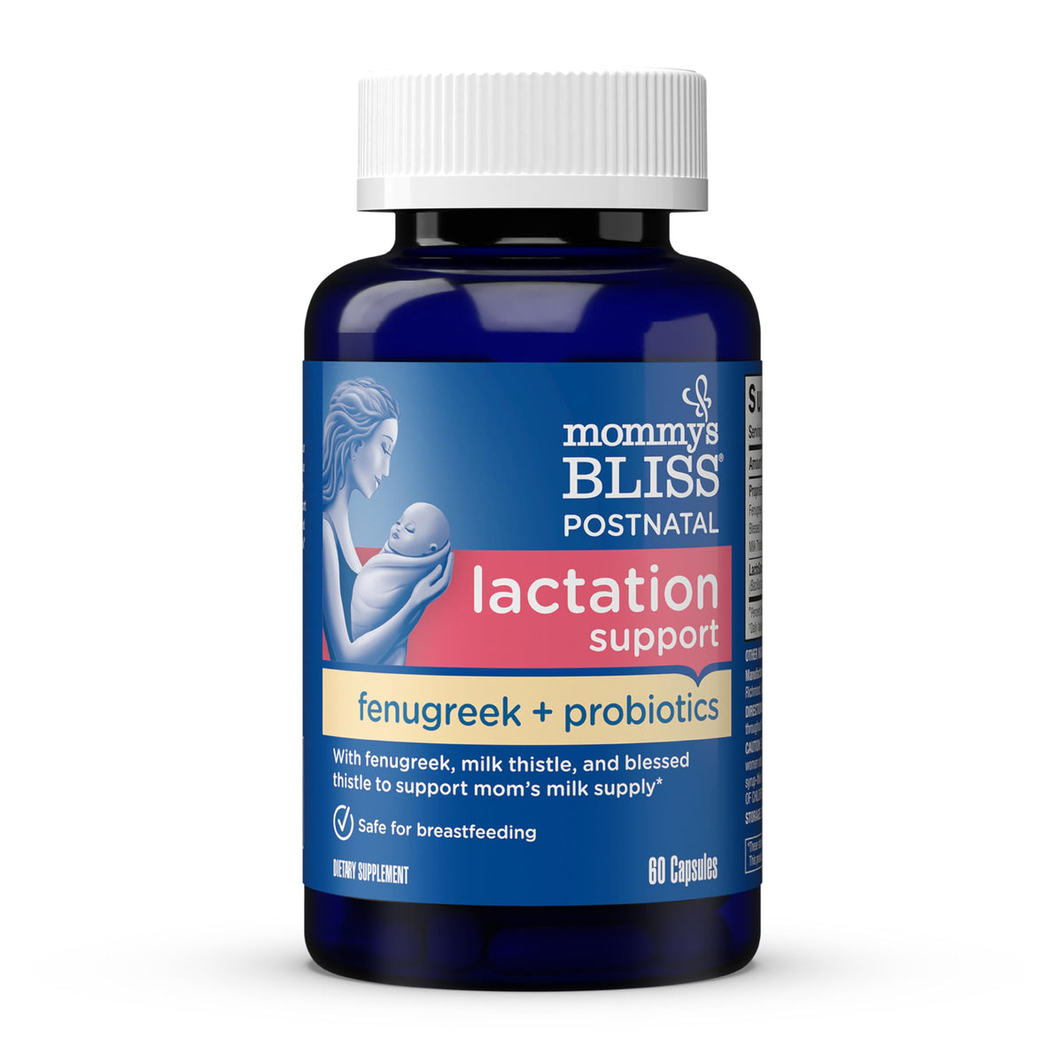 Mommy's Bliss Postnatal Lactation Support with Probiotics - 60 Capsules