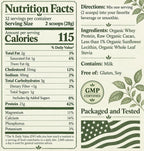 NorCal Organic Natural Grass Fed Whey Protein Powder