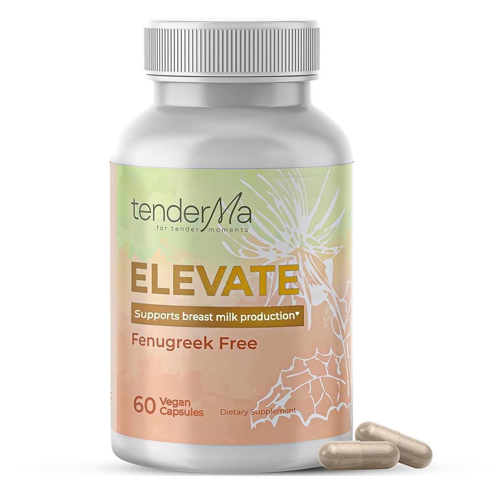 tenderMa Lactation Supplement Elevate Fenugreek-Free - 60 Capsules