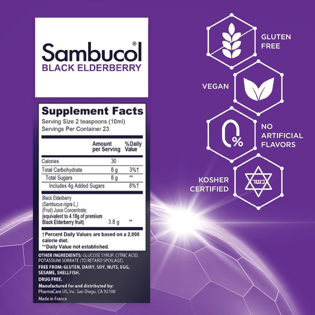 Sambucol Black Elderberry Syrup - Sambucus Elderberry Syrup