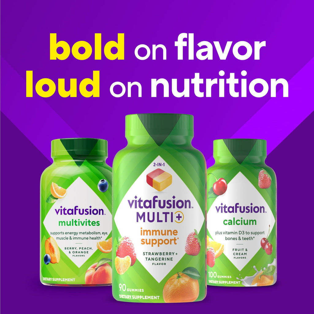 Vitafusion Multivitamin Gummies + Immune Support - 90 Gummies - image 12