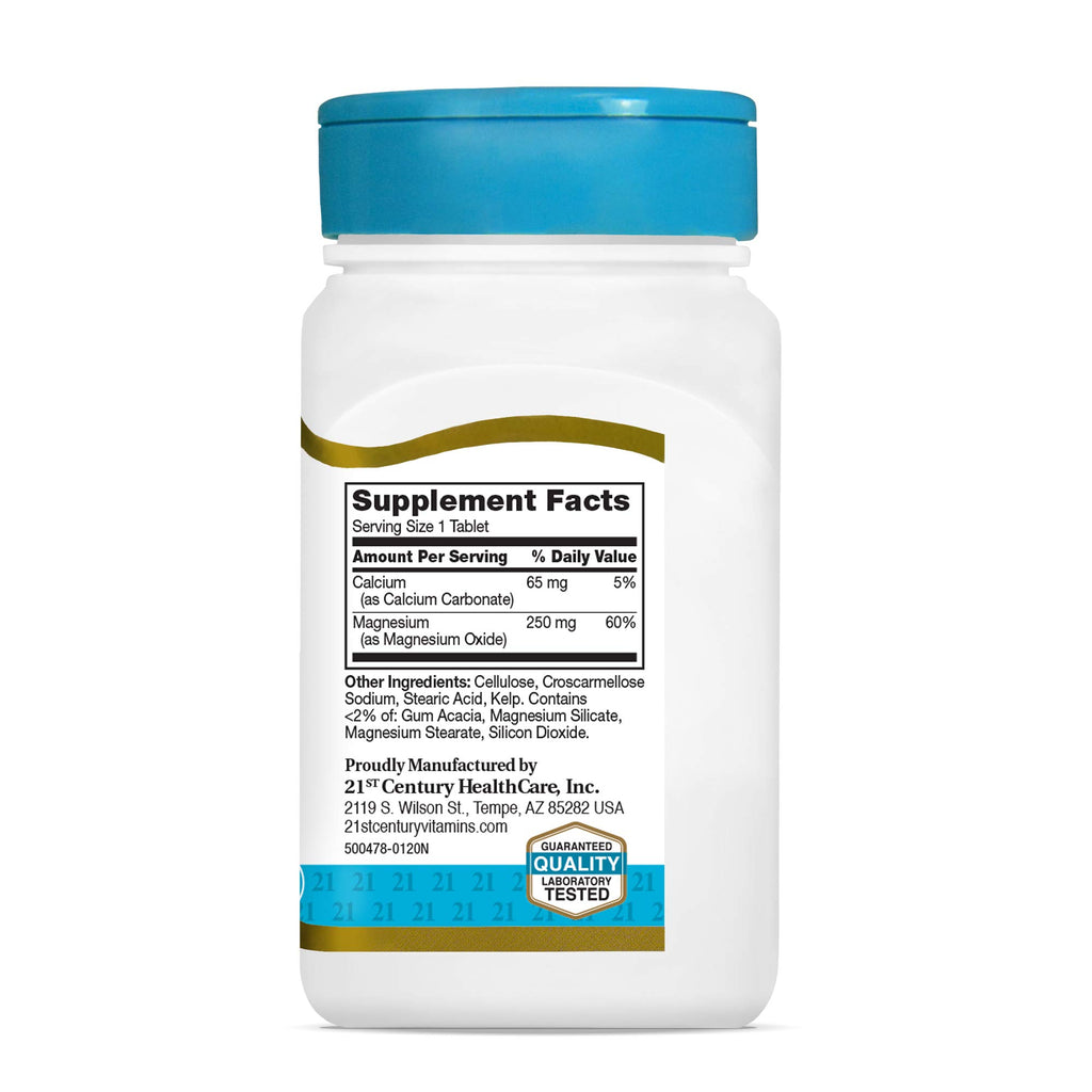 21st Century Magnesium 250 mg Tablets - 110 Count - image 11