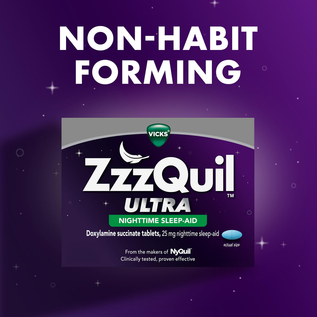 ZzzQuil Ultra Sleep Aid Doxylamine Succinate 25mg - 48 Tablets - image 5