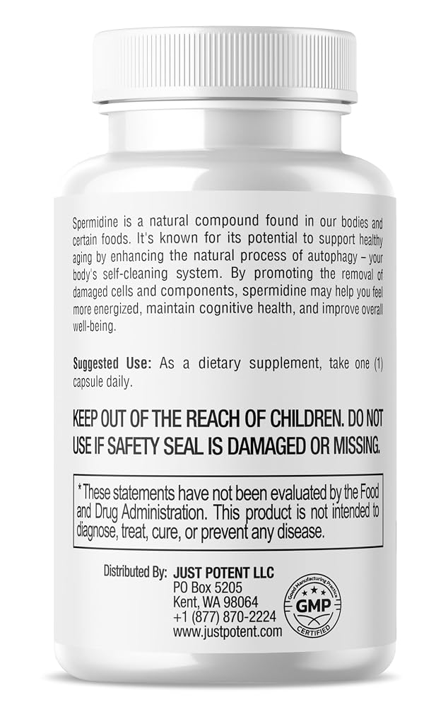 Vital Aura Spermidine Supplement 10mg - 120 Capsules - image 4