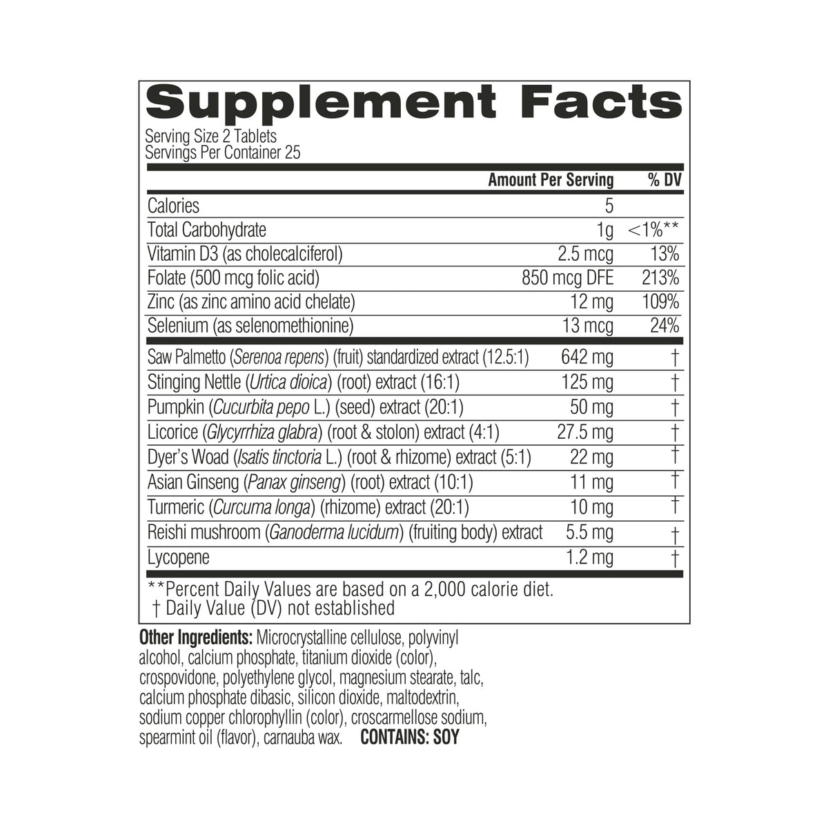 Swisse Saw Palmetto Prostate Support - 50 Tablets - image 7