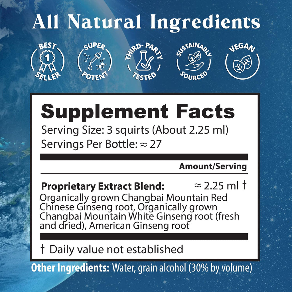 Dragon Herbs Ginseng Sublime Drops Energy & Focus - 2 fl. oz - image 3