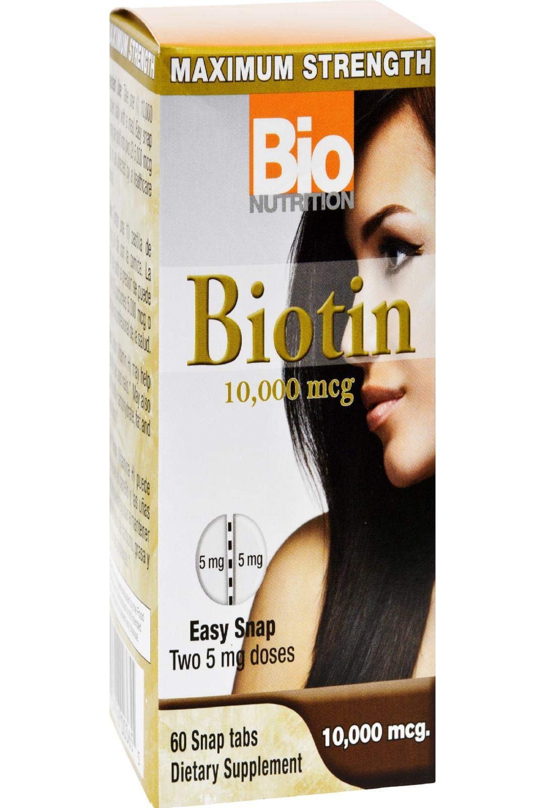 Bio Nutrition Biotin 10,000 mcg - 60 Tablets