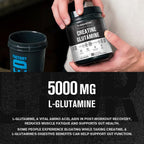 Jacked Factory Creatine + Glutamine - Creatine Supplement