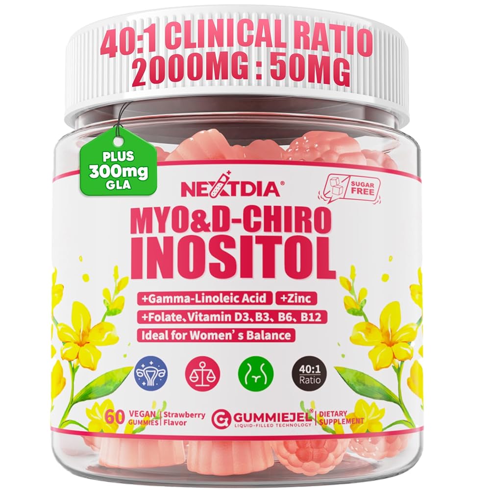 Nextdia Myo-Inositol & D-Chiro Inositol + GLA Gummies