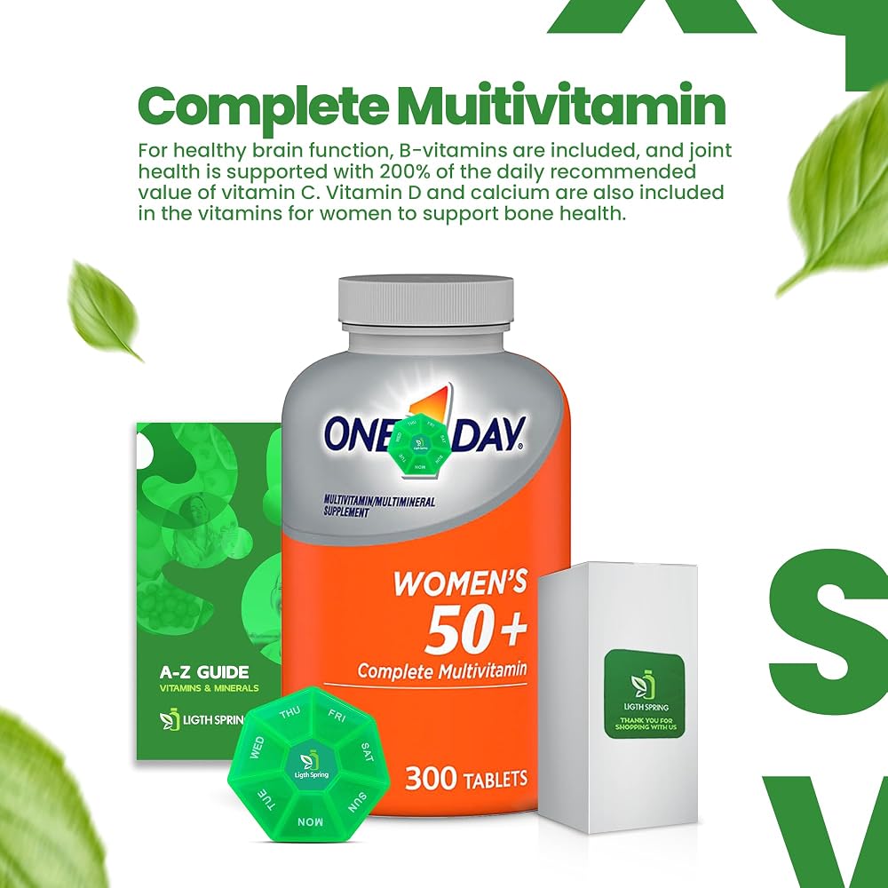 LightSpring Women's 50+ Multivitamin - 300 Tablets - image 3