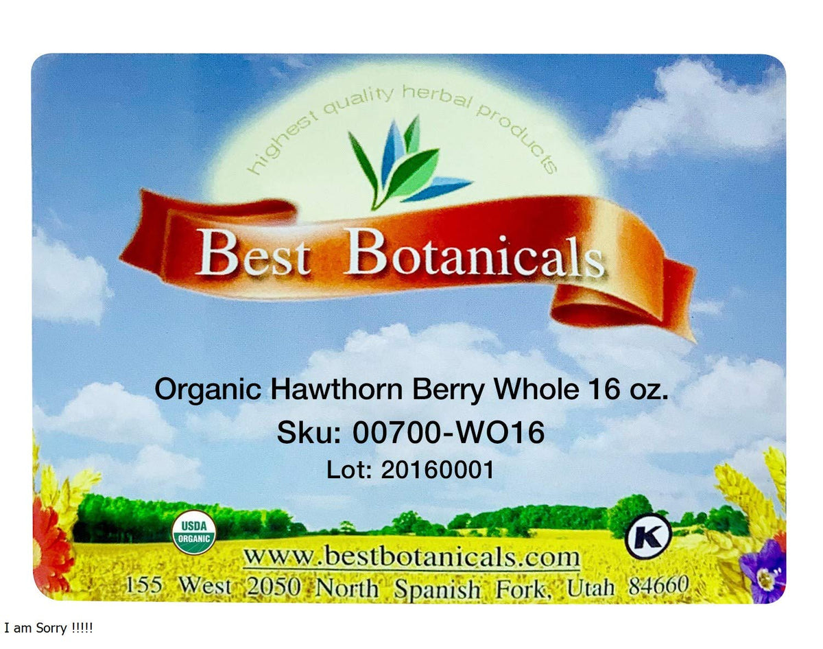 Best Botanicals Hawthorn Berry Whole (Organic)