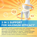 Vitalibre Vitamin D3 K2 Supplement