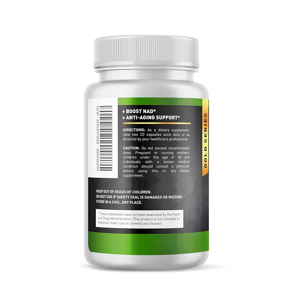 Built by Nature NAD Supplement with Nicotinamide Riboside - 90 Capsules - image 6