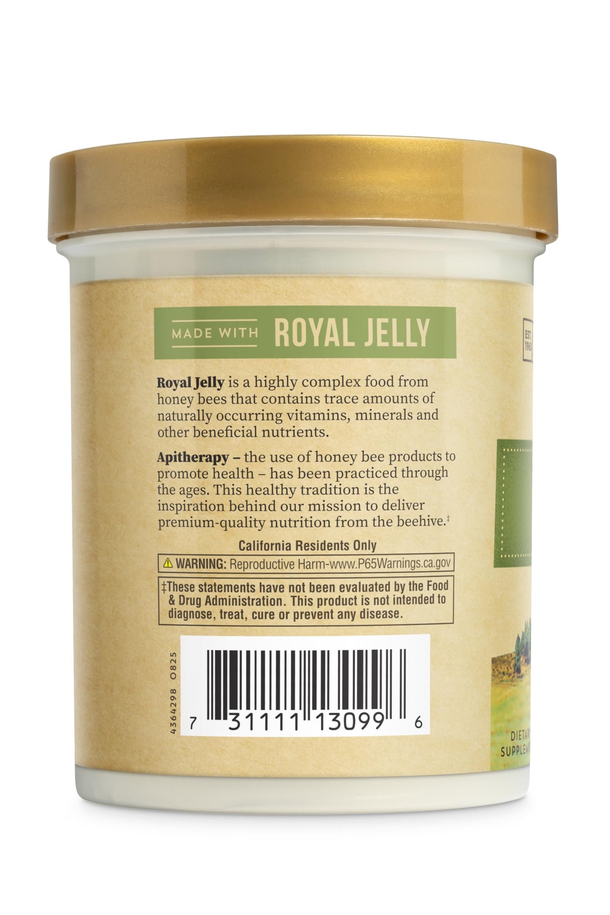 Zand Bee Therapy Royal Jelly in Raw Honey - 44 Servings - image 2