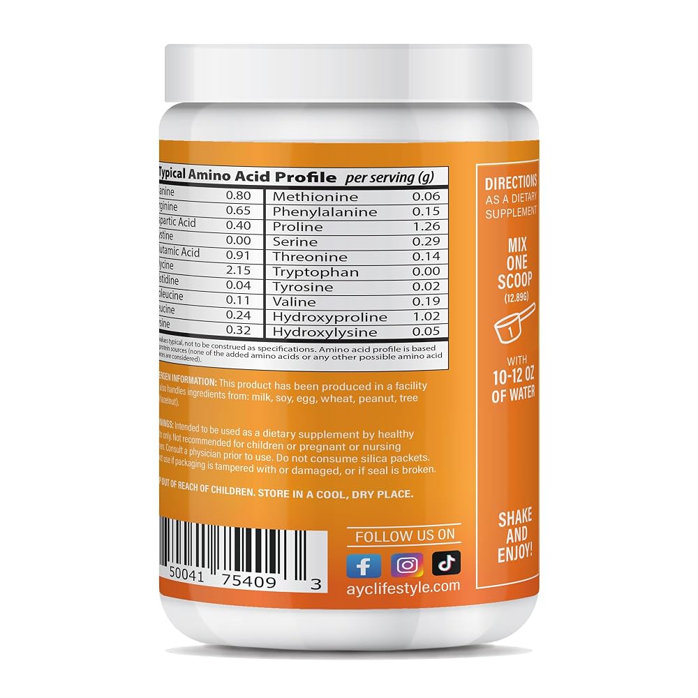 ABOUT YOUR COLLAGEN Peptide Energy Collagen Powder Hair