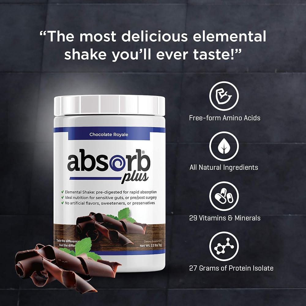 Absorb Plus Isolate Protein - Diet Supplement for Improved Gut Health
