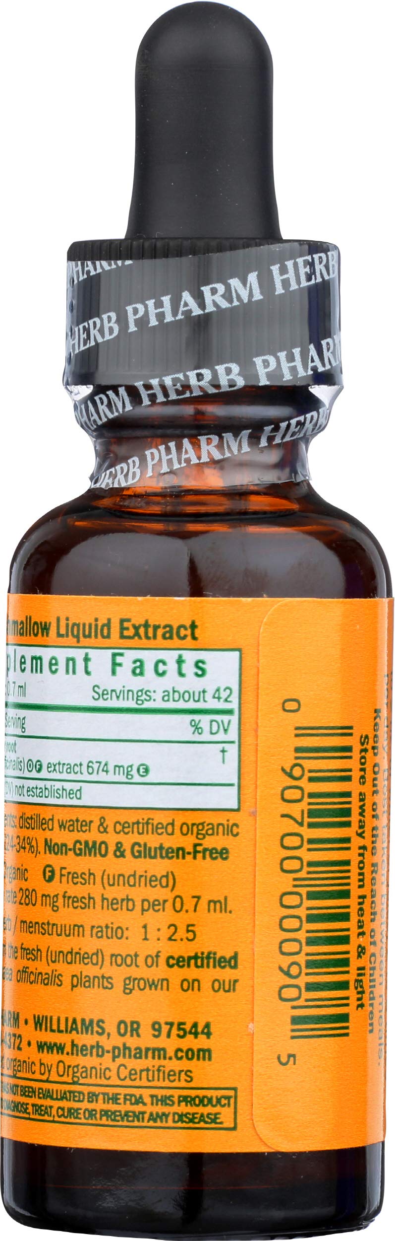 Herb Pharm Certified Organic Marshmallow Liquid Extract - 1 Fl Oz - image 2