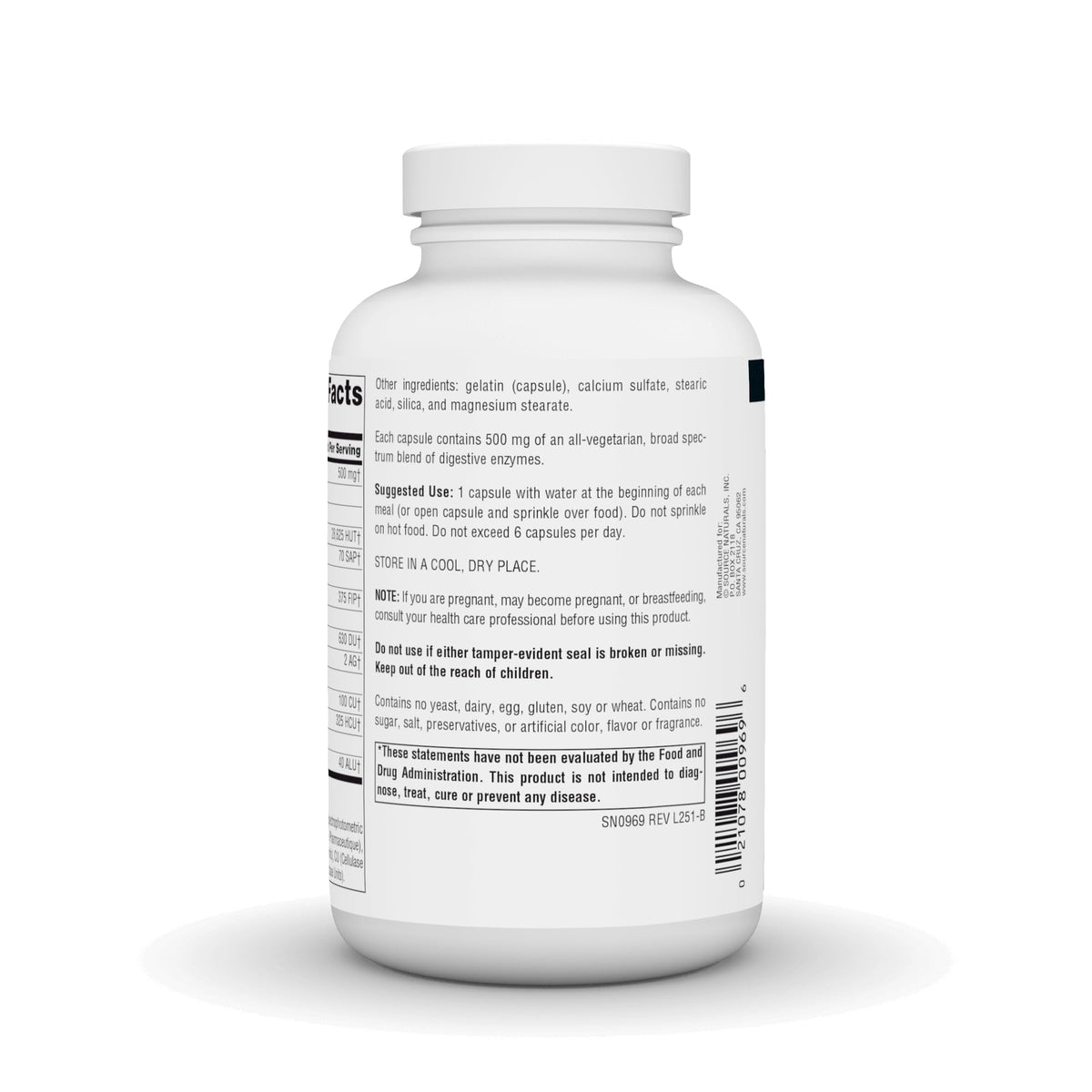 Source Naturals Daily Essential Enzymes, 500mg