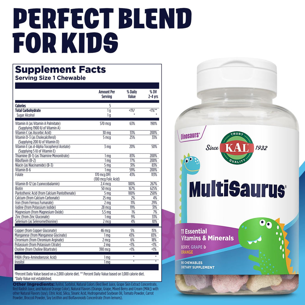 KAL Multisaurus Berry Grape Orange