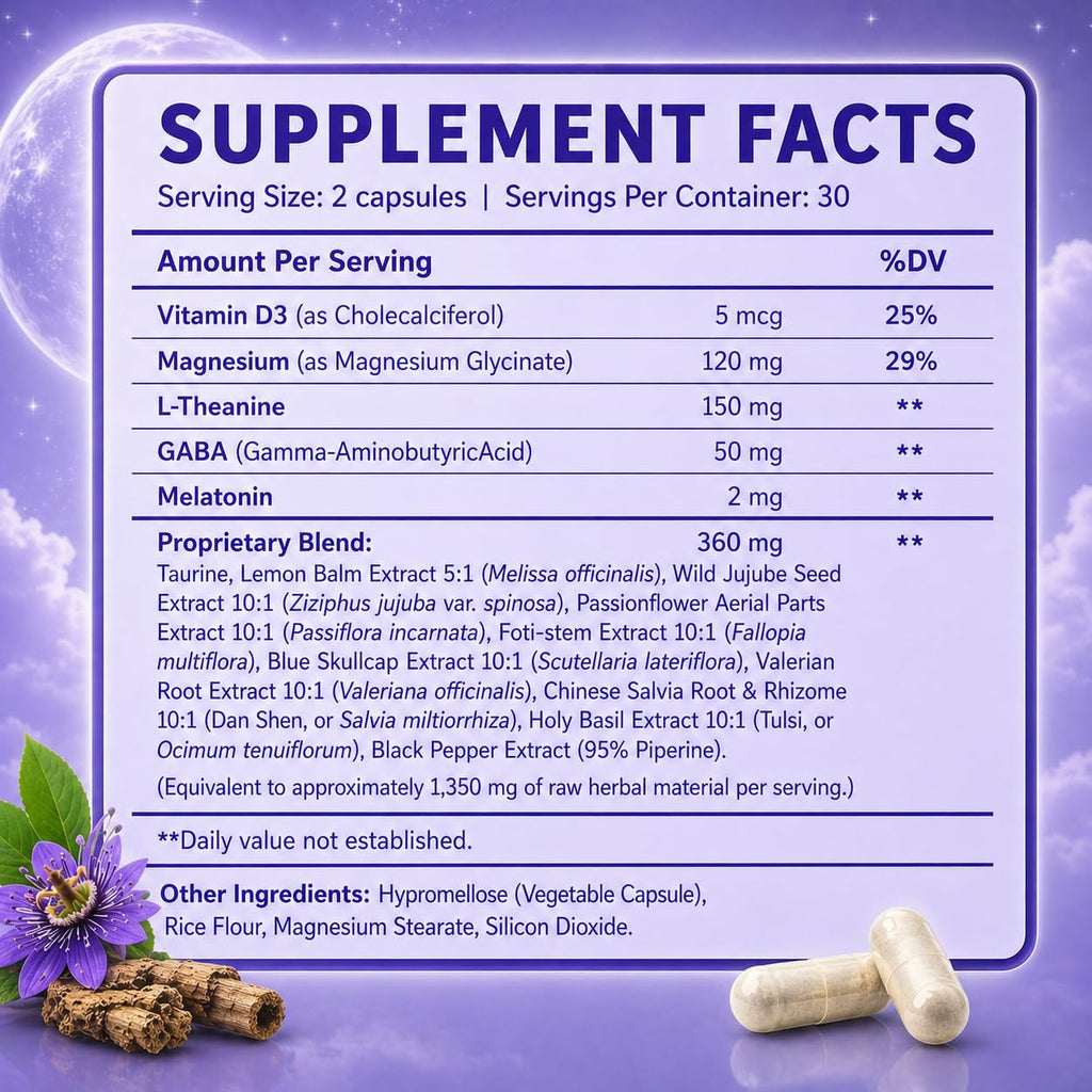 Diamond Clouds SleepVive Natural Sleep Aid - 60 Capsules - image 7