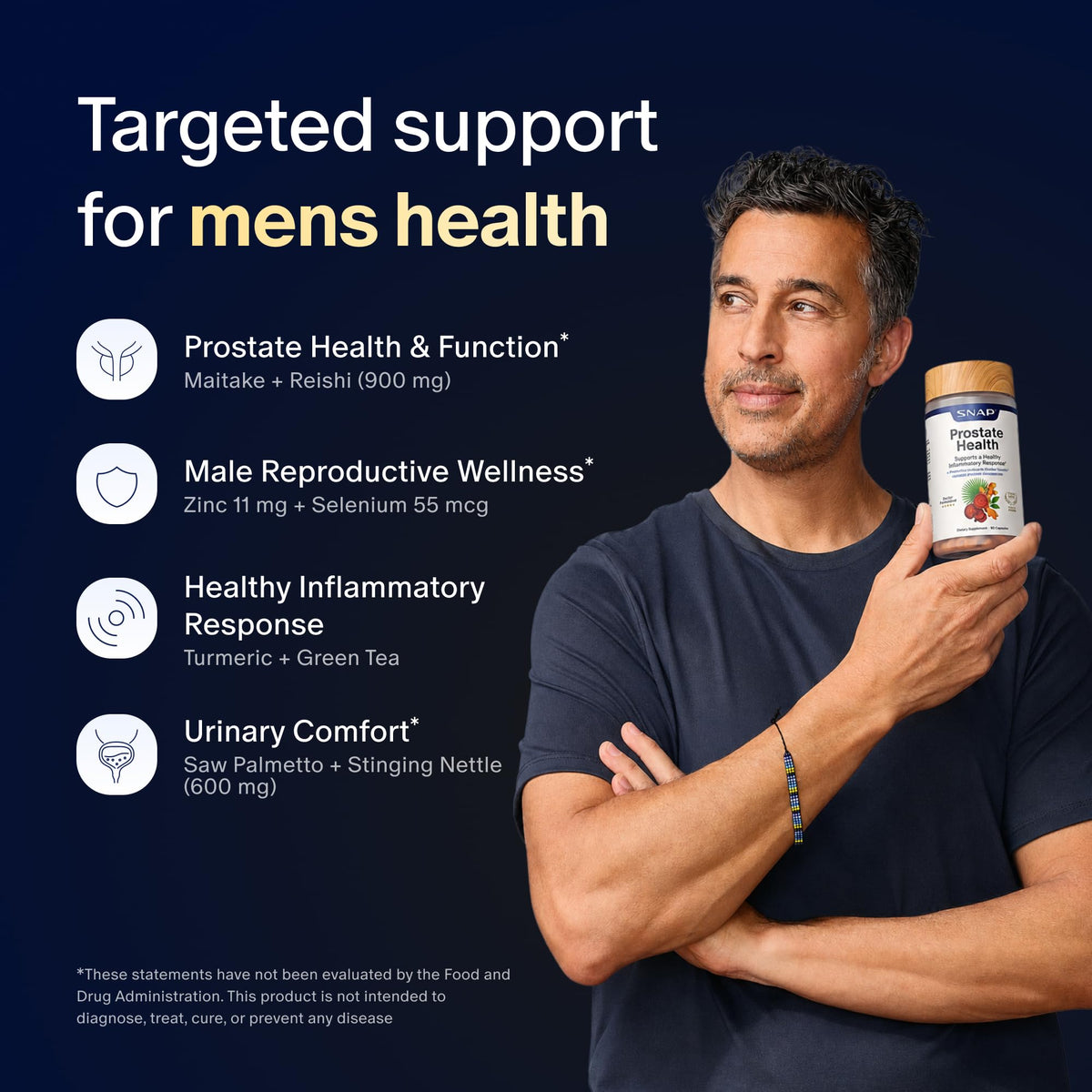 Snap Supplements Prostate Health for Men - 90 Vegan Capsules - image 5